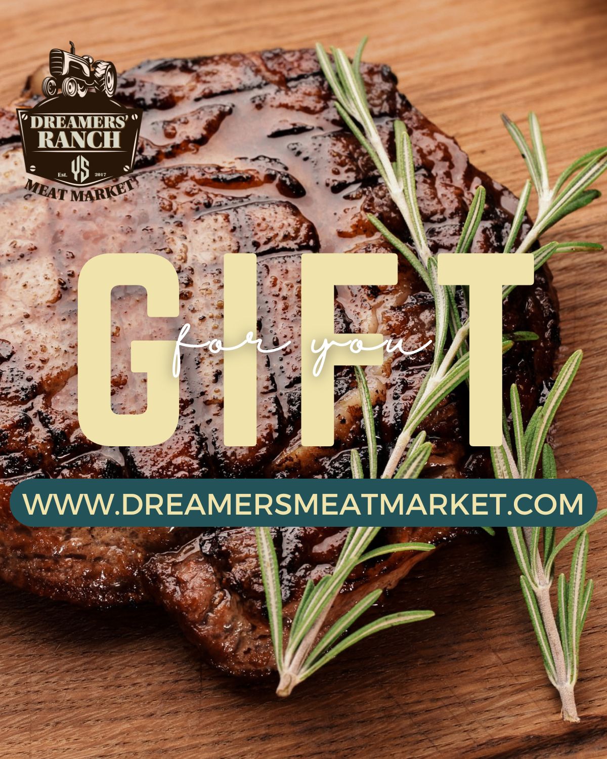 Dreamers' Meat Market Gift Card