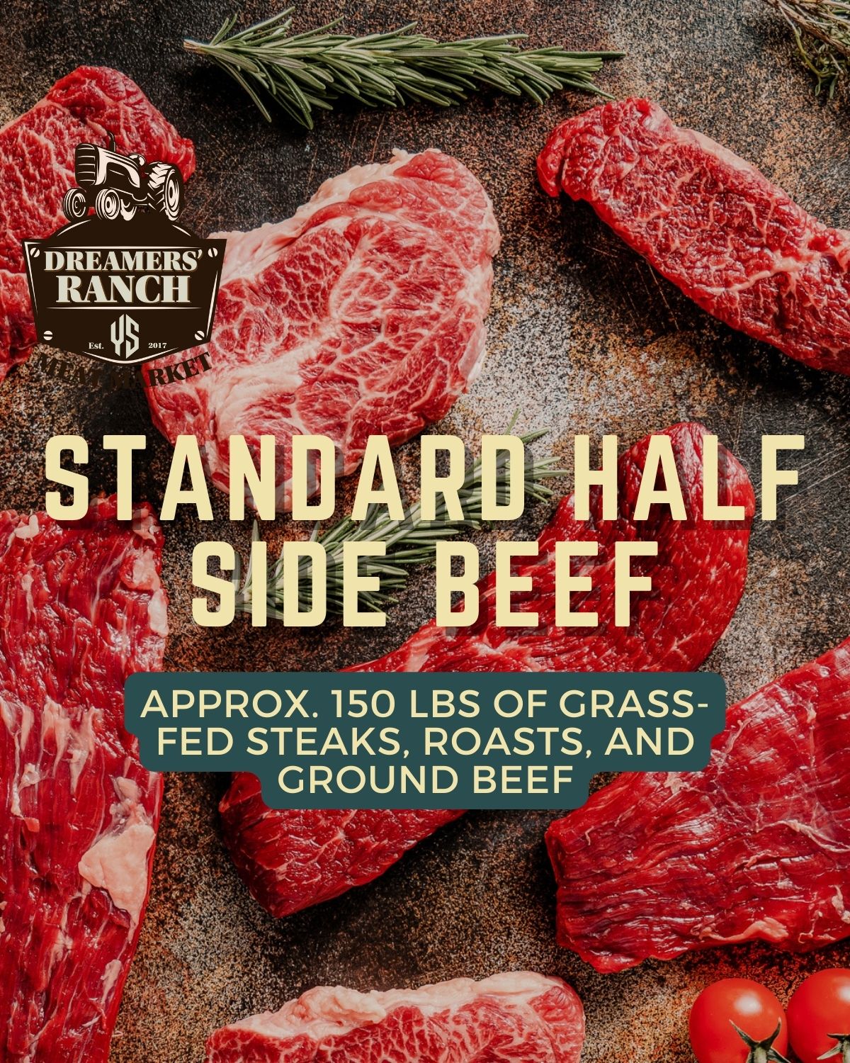 Standard Half Side Beef