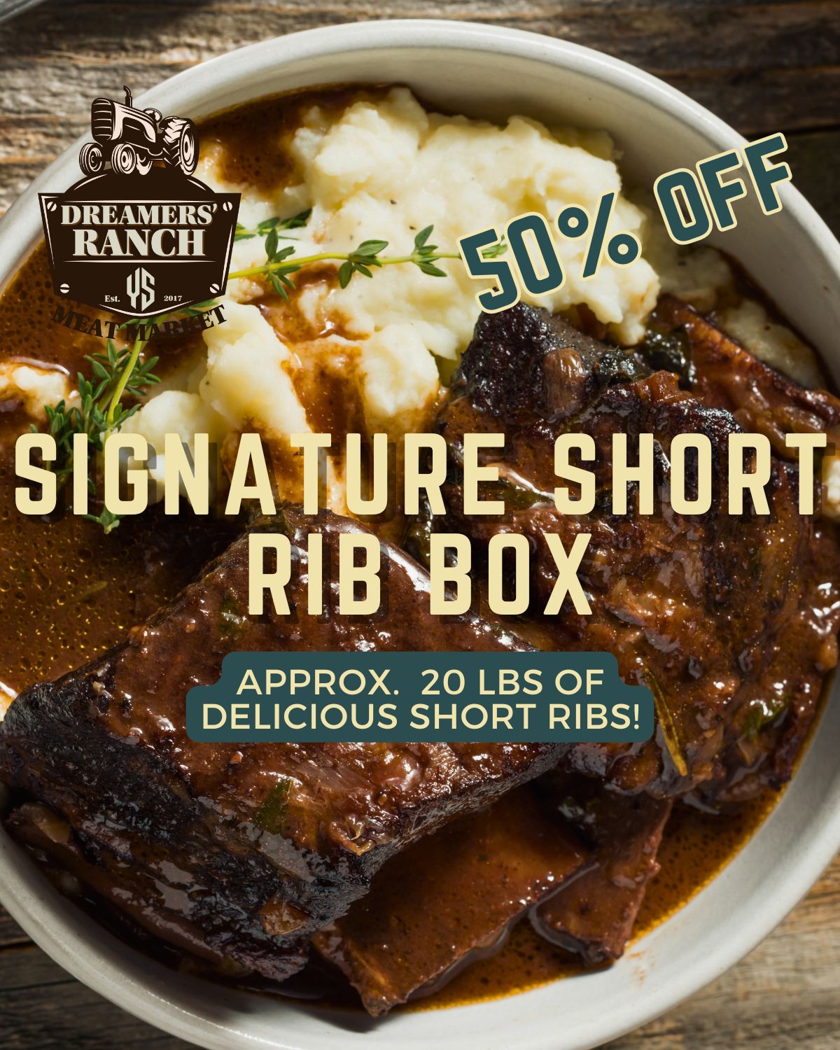 Signature Short Ribs Box – Dreamers' Ranch